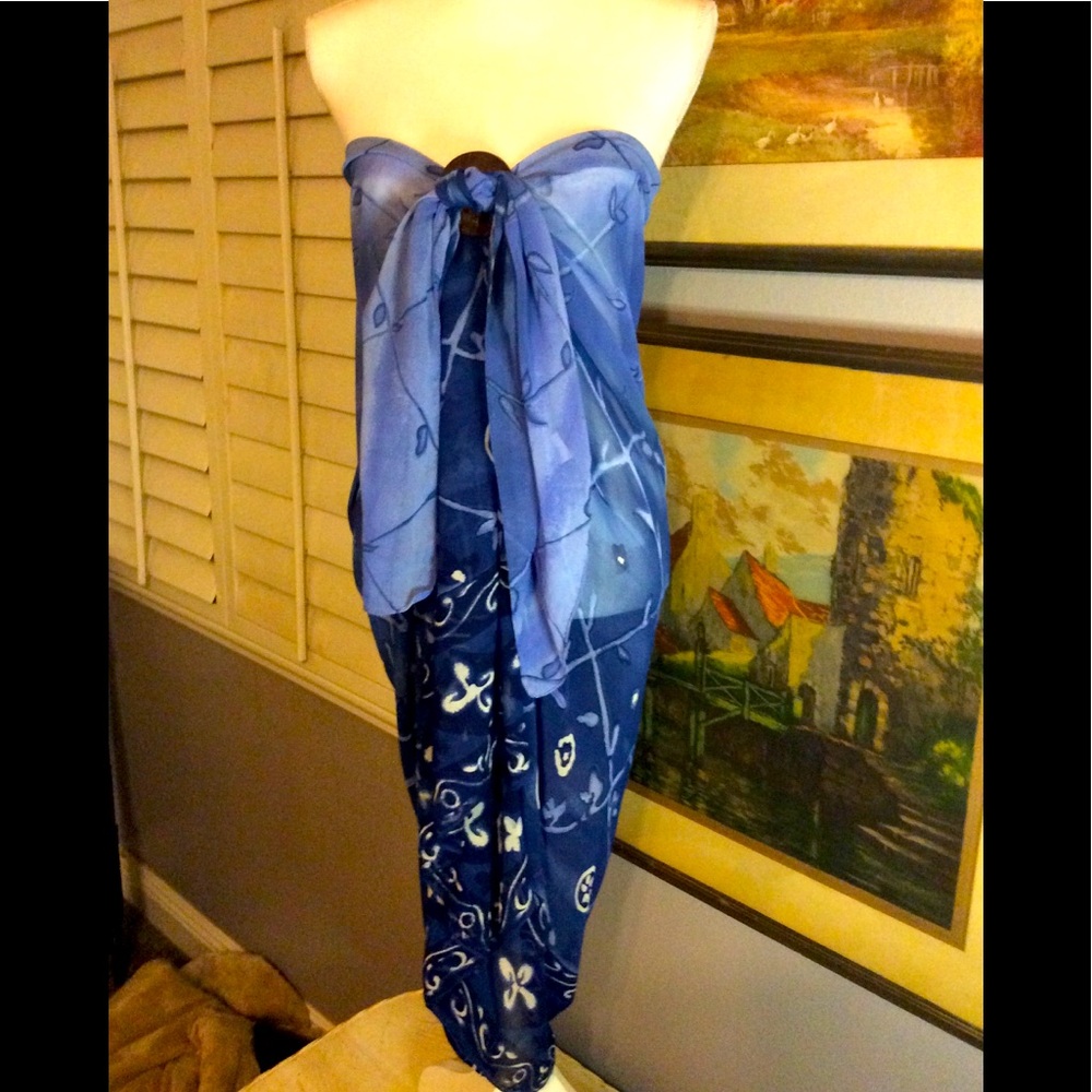 Peppermint Bay Sarong Coverup one size